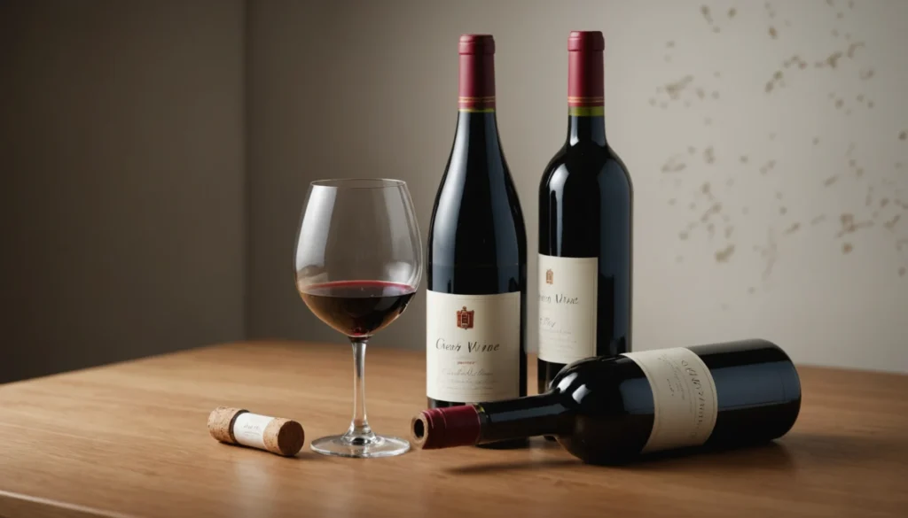 conservation bouteille de vin ouverte